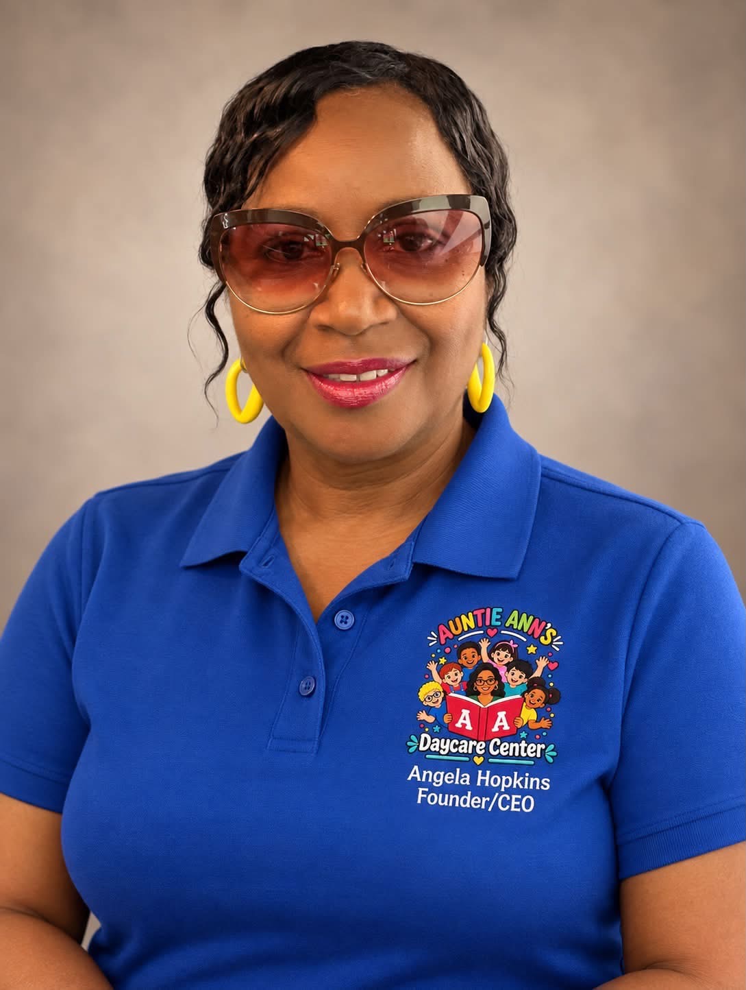Angela Hopkins, affectionately known as Auntie Ann, owner and founder of Auntie Ann’s Daycare Center